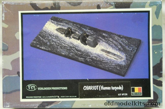 Verlinden 1/35 British Chariot Human Torpedo, 236 plastic model kit